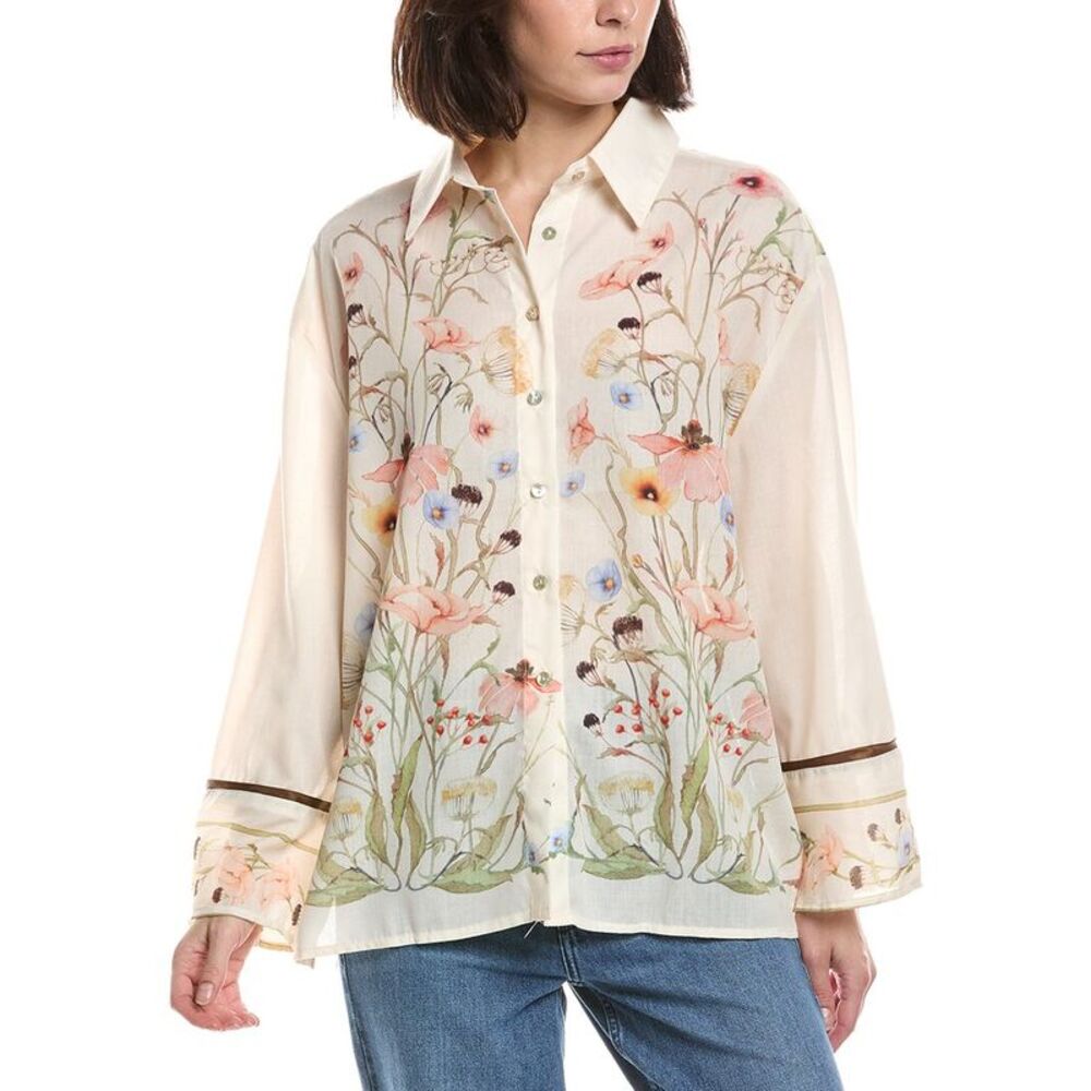 Hl Affair Womens  Long Sleeve Top, White
